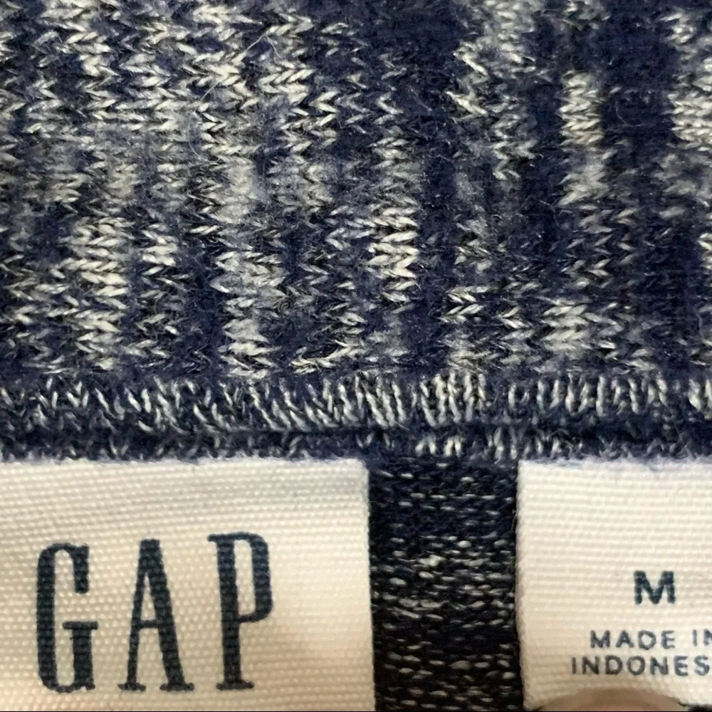 GAP Star Soft-spun Pullover Navy Hoodie -Sz M - Picture 7 of 7